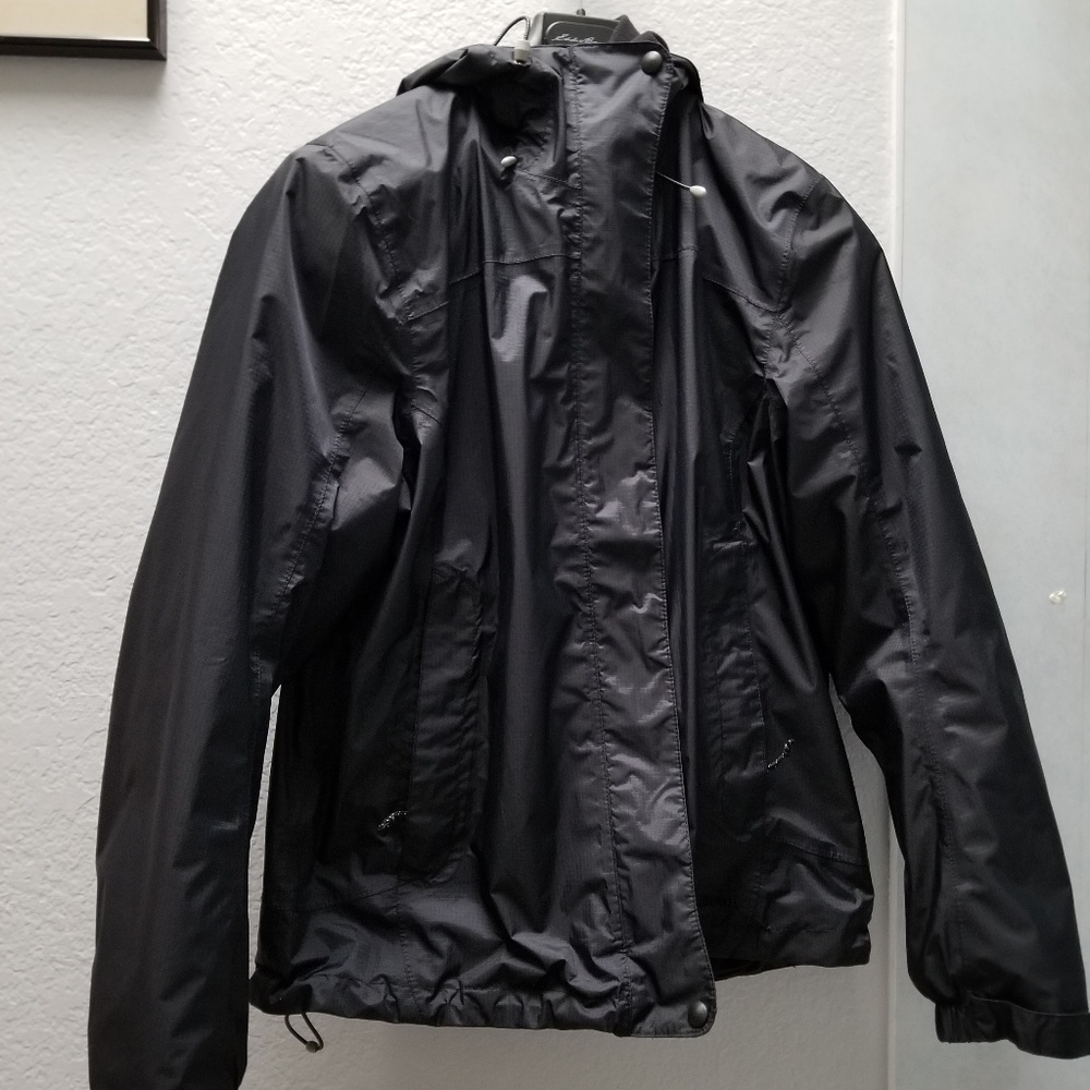 Trail Model Rain Jacket LL Bean Fleece Lined MP